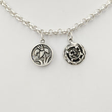 Load image into Gallery viewer, Lily and Thorns Reversible Pendant or Charm