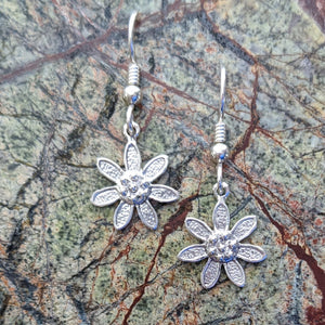 Flower Power Ensemble - Petite Pendant and Matching Earrings