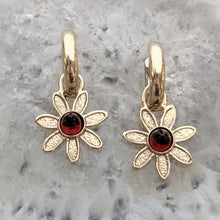 Load image into Gallery viewer, Flower Power Earrings with Colored Gemstones - Custom