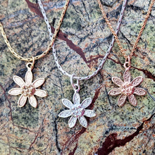 Load image into Gallery viewer, Flower Power Ensemble - Petite Pendant and Matching Earrings