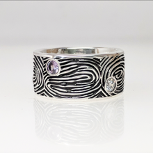 Load image into Gallery viewer, Fingerprint Family Eternity Band - Custom Order