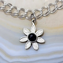Load image into Gallery viewer, Flower Power Petite Pendant or Charms with Colored Gemstones - Custom